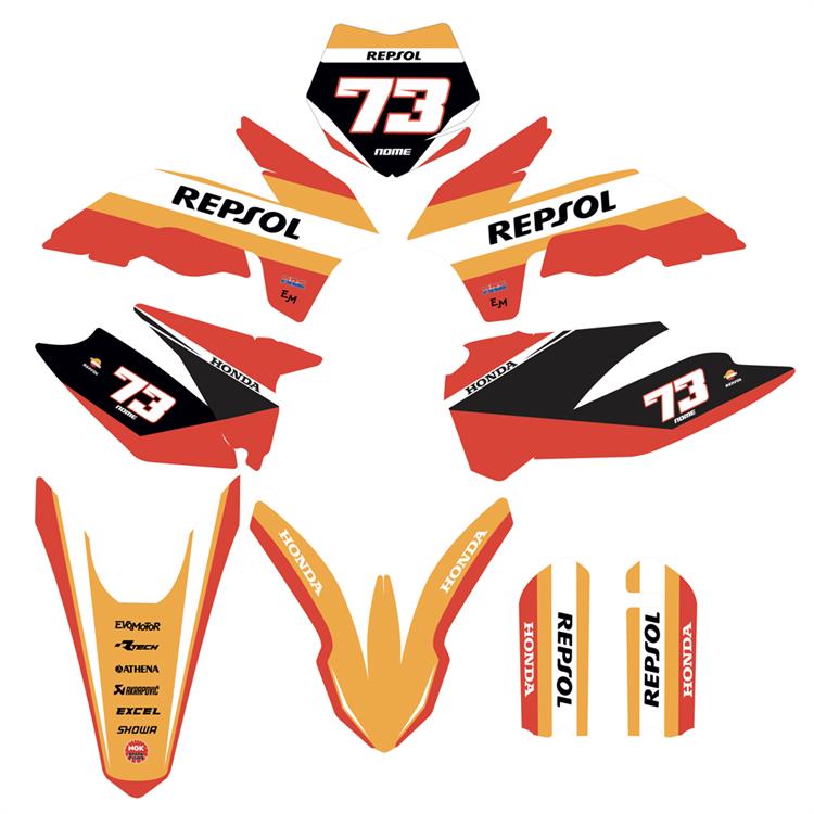 Kit grafiche KTM SX 85 (13-17) Repsol