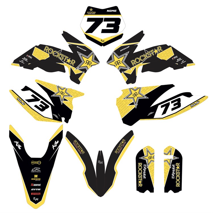 Kit grafiche KTM 85 SX (2013-2017) Rockstar