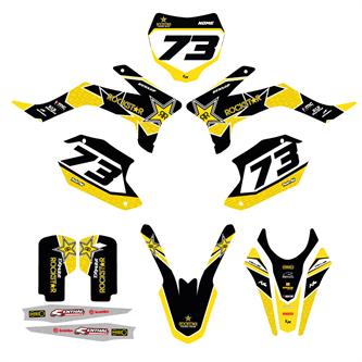 kit grafiche pit bike apollo rxf rockstar