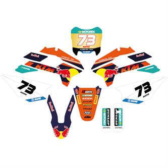 kit grafiche pit bike kayo krz tt redbull white