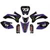 Kit grafiche pit bike TTR Monster Blu in Grafiche Pitbike Personalizzabili