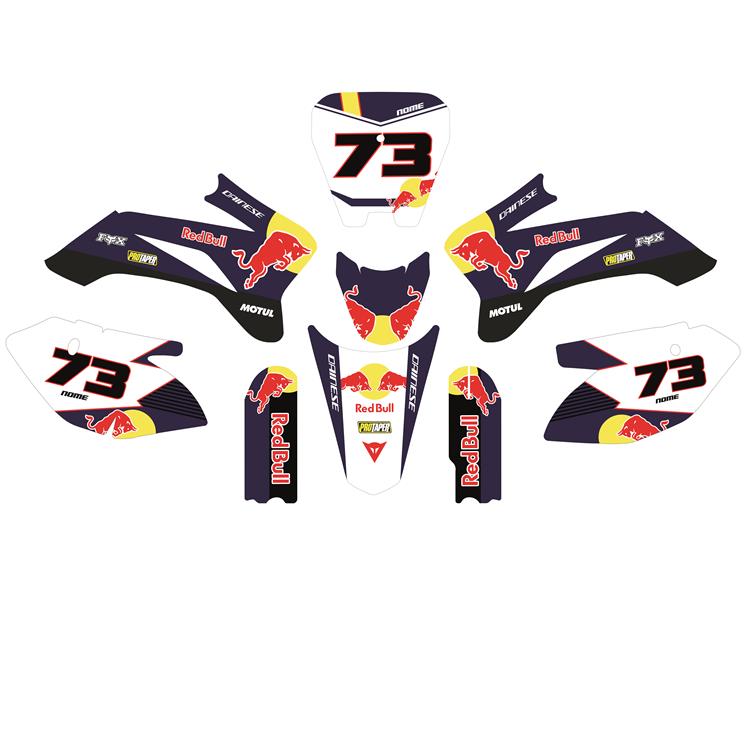 Kit grafiche pit bike TTR RedBull