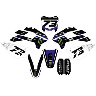kit grafiche pitbike kayo krz yamaha monster