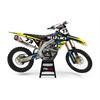 kit Grafiche Suzuki Blue Shapes in Grafiche Motocross Personalizzabili