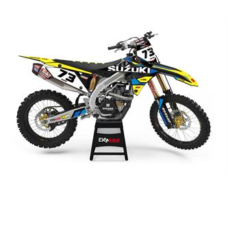 kit grafiche suzuki blue shapes