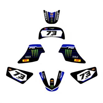 kit grafiche yamaha pw50 blu