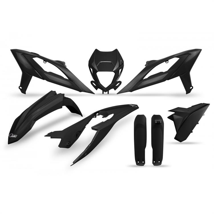 Kit plastiche con parasteli Beta RR 300 (2023-2024) - colore Nero