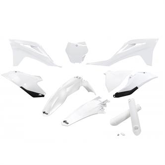 kit plastiche con parasteli gasgas 250 mc 22 23 colore bianco