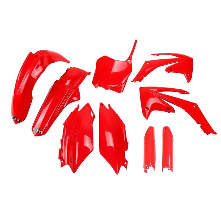 Kit plastiche con parasteli Honda CRF 250 R (2011-2013) - colore Rosso