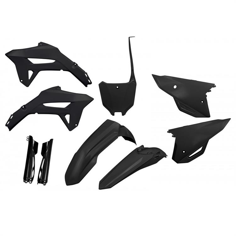 Kit plastiche con parasteli Honda CRF 250 R (2022-2024) - colore Nero