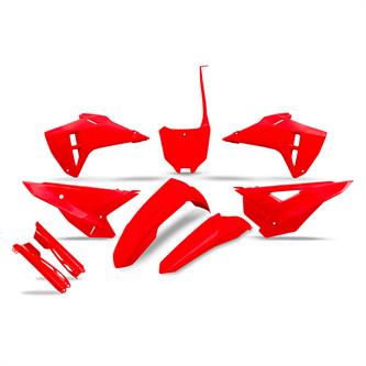 kit plastiche con parasteli honda crf 250 r 25 colore rosso