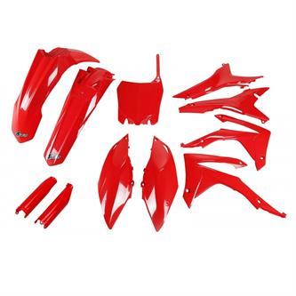 kit plastiche con parasteli honda crf 450 r 13 16 colore rosso