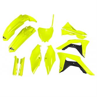kit plastiche con parasteli honda crf 450 r 17 20 colore giallo fluo