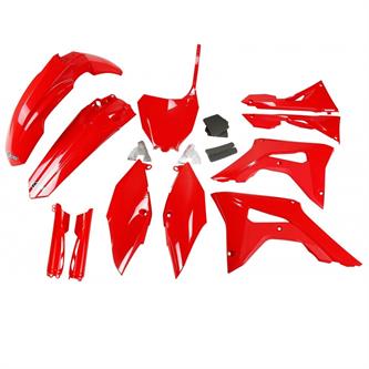 kit plastiche con parasteli honda crf 450 r 17 20 colore rosso
