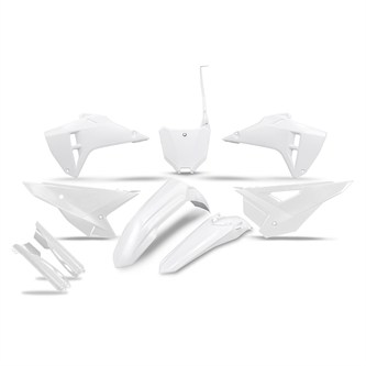 kit plastiche con parasteli honda crf 450 r 25 colore bianco