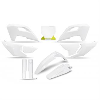 kit plastiche con parasteli husqvarna 125 tc 23 24 colore bianco