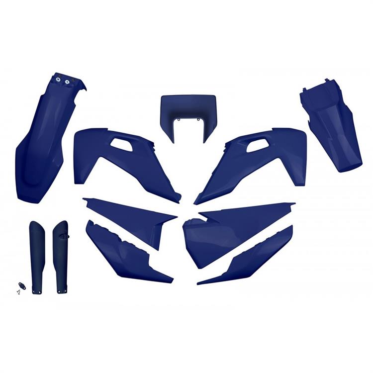 Kit plastiche con parasteli Husqvarna 250 FE (2020-2023) - colore Blu