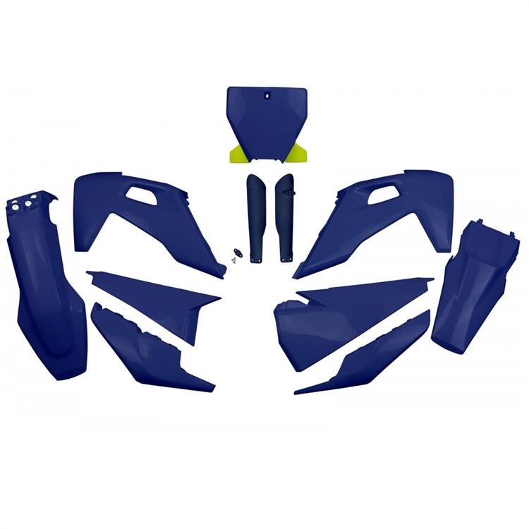 Kit plastiche con parasteli Husqvarna 250 TC (19-22) - colore blu