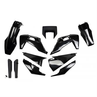 kit plastiche con parasteli husqvarna 501 fe 20 23 colore nero