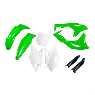 kit plastiche con parasteli ktm 125 sx 20 22 colore bianco
