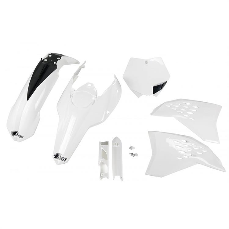 Kit plastiche con parasteli KTM 150 SX (2009-2010) - colore Bianco