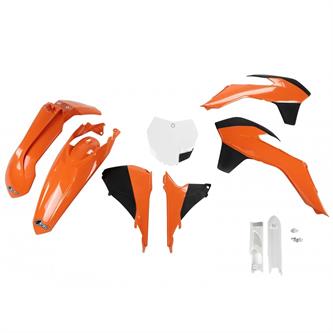 kit plastiche con parasteli ktm 150 sx 11 colore oem