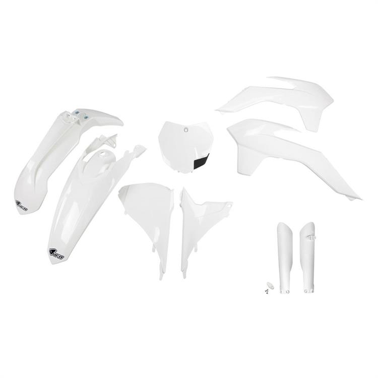 Kit plastiche con parasteli KTM 150 SX (2015) - colore Bianco