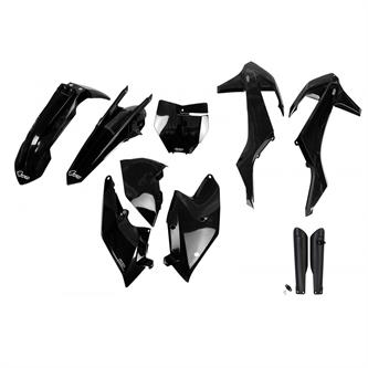 kit plastiche con parasteli ktm 150 sx 16 18 colore nero