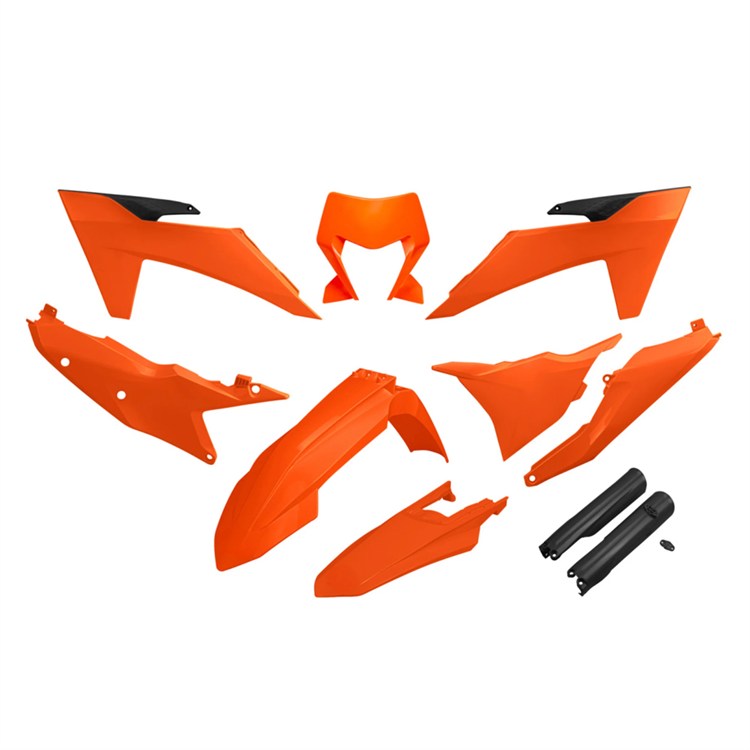 Kit plastiche con parasteli KTM 250 SX (2025-2026) - colore Arancione fluo