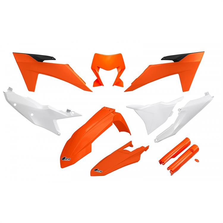 Kit plastiche con parasteli KTM 350 EXC-F (24-25) - colore OEM