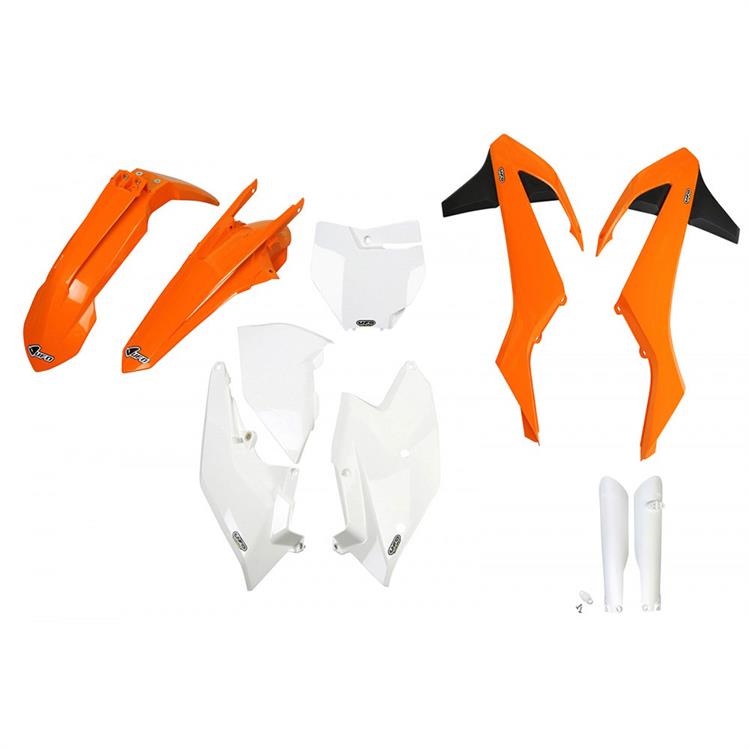 Kit plastiche con parasteli KTM 450 SX-F (2018) - colore OEM