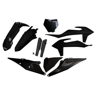 kit plastiche con parasteli ktm 450 sx f 19 22 colore nero
