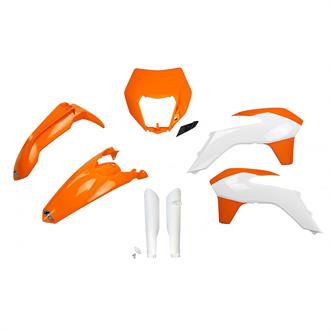 kit plastiche con parasteli ktm 500 exc f 16 colore oem