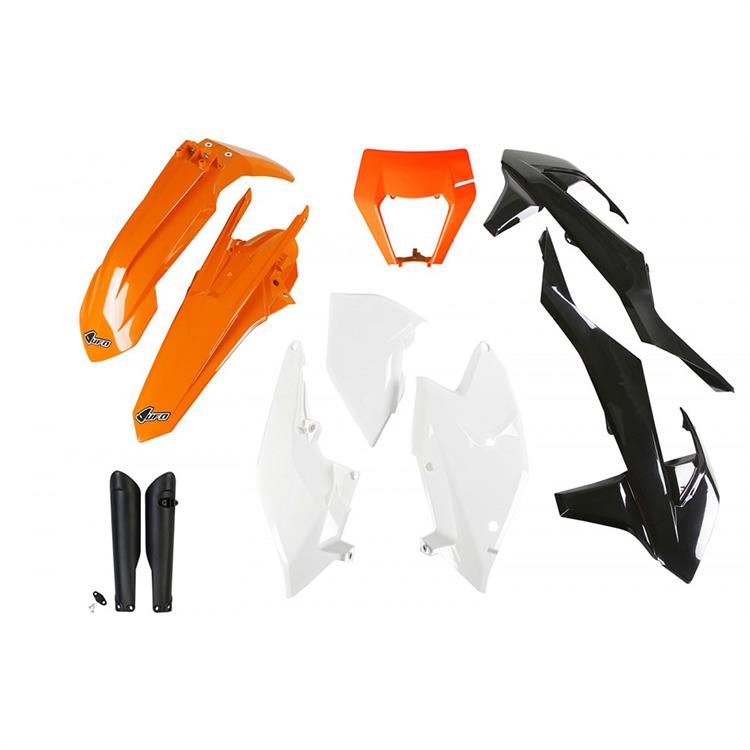 Kit plastiche con parasteli KTM 500 EXC-F (2018) - colore OEM