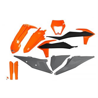 kit plastiche con parasteli ktm 500 exc f 21 colore oem