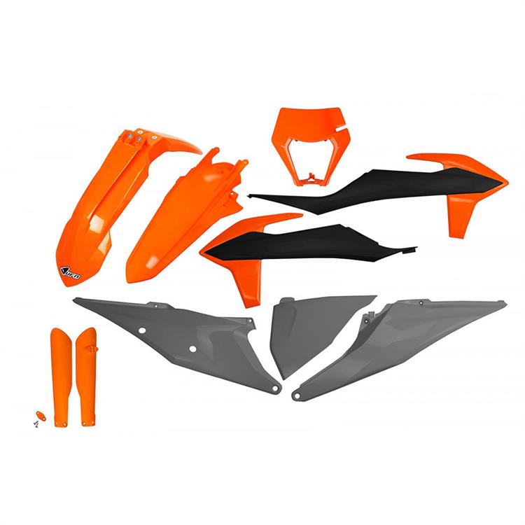 Kit plastiche con parasteli KTM 500 EXC-F (2021) - colore OEM