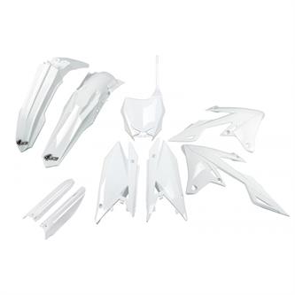 kit plastiche con parasteli suzuki rmz 250 19 24 colore bianco