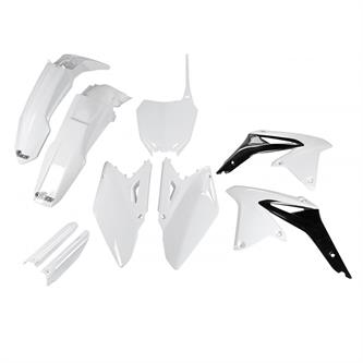 kit plastiche con parasteli suzuki rmz 450 08 17 colore bianco