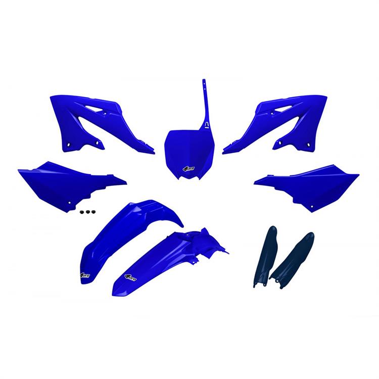 Kit plastiche con parasteli Yamaha YZ 125 (2022-2026) - colore Nero