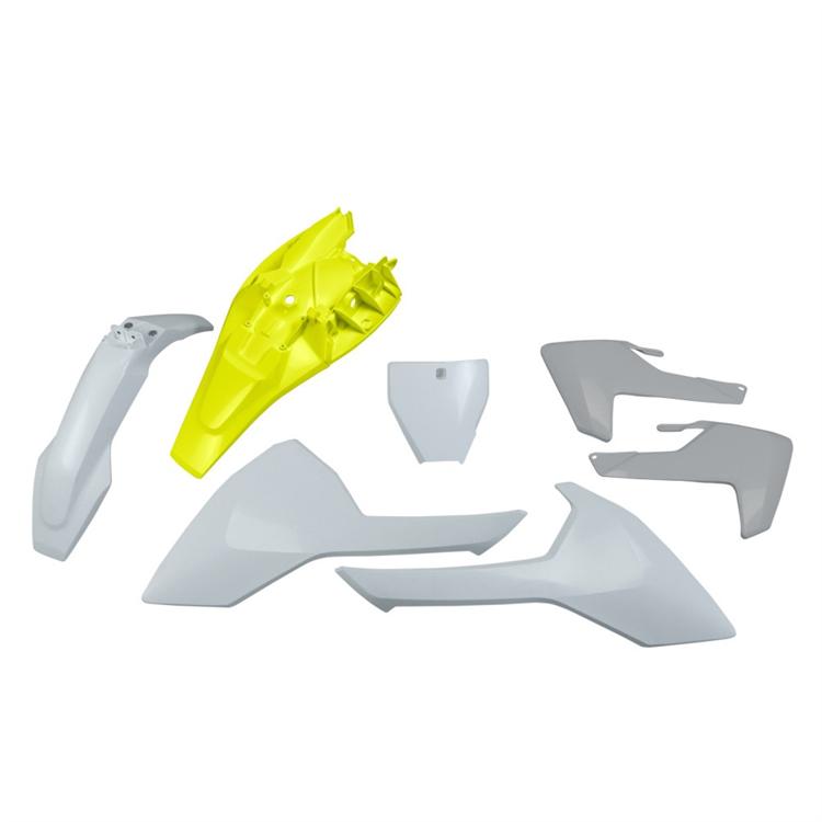 Kit plastiche Husqvarna 85 TC (2018-2024) - colore Giallo Fluo Bianco