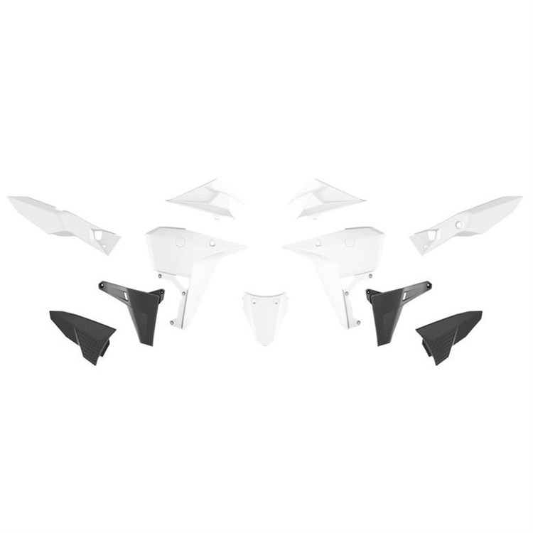 Kit plastiche Kove 800X 2024-2026 Revolution (Pro-Rally-GT) Bianco-Nero
