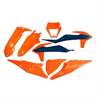 kit plastiche ktm 250 exc f 22 colore oem