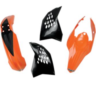 kit plastiche ktm 85 sx 06 12 colore arancione