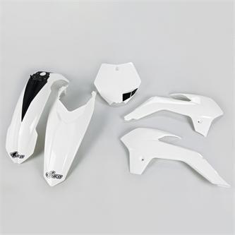 kit plastiche ktm 85 sx 2013 2017   colore bianco