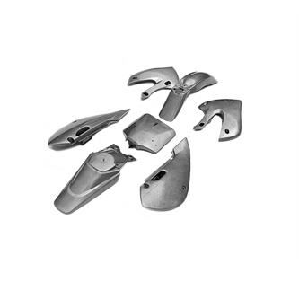 kit plastiche pitbike klx carbon look