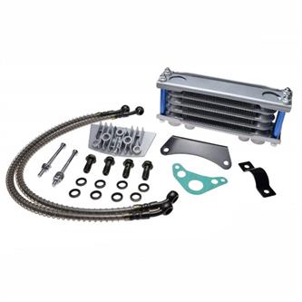 kit radiatore olio racing alta efficienza con adattatore per 110 125 140 cc