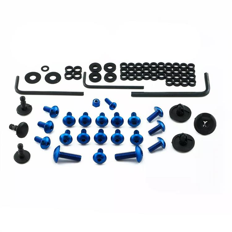 Kit viti carena Aprilia RSV4 1000 RF ABS (2015-2018) ergal Blu Pro Bolt