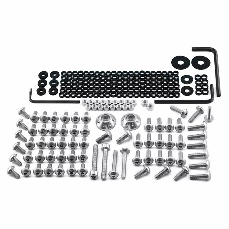 Kit viti carena Bmw S 1000 XR ABS Triple Black (2019) ergal Argento Pro Bolt