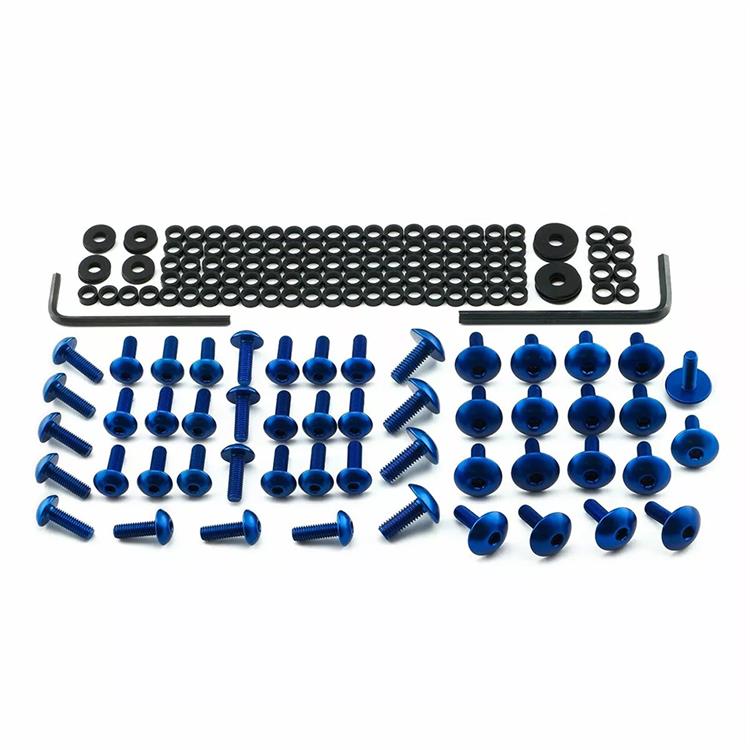 Kit viti carena Ducati 1098 S Biposto (2007-2008) ergal Blu Pro Bolt