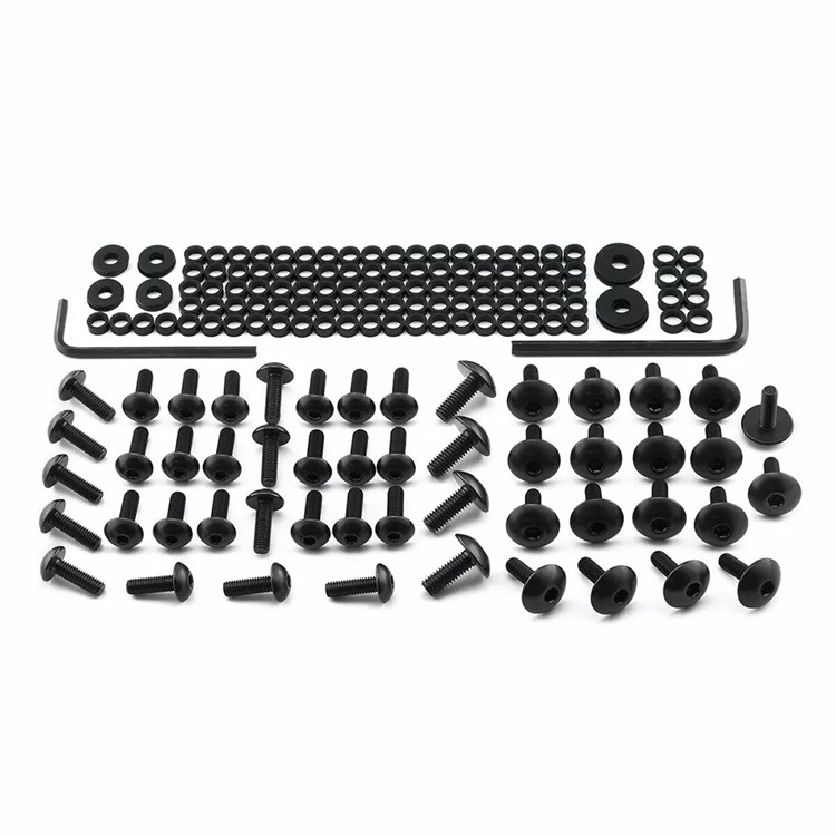 Kit viti carena Ducati 1098 S Biposto (2007-2008) ergal Nero Pro Bolt